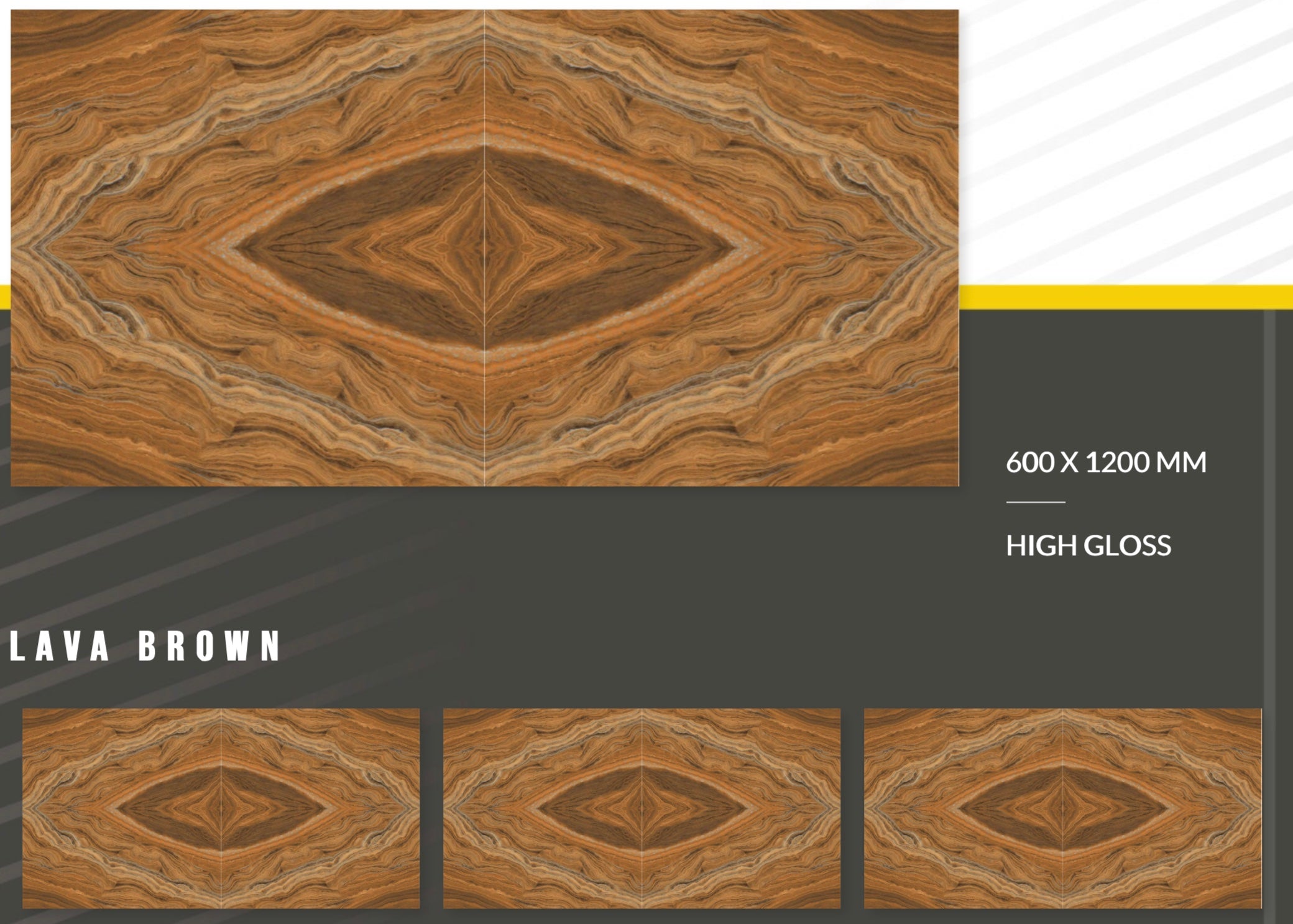 LAVA BROWN - intaglioceramica