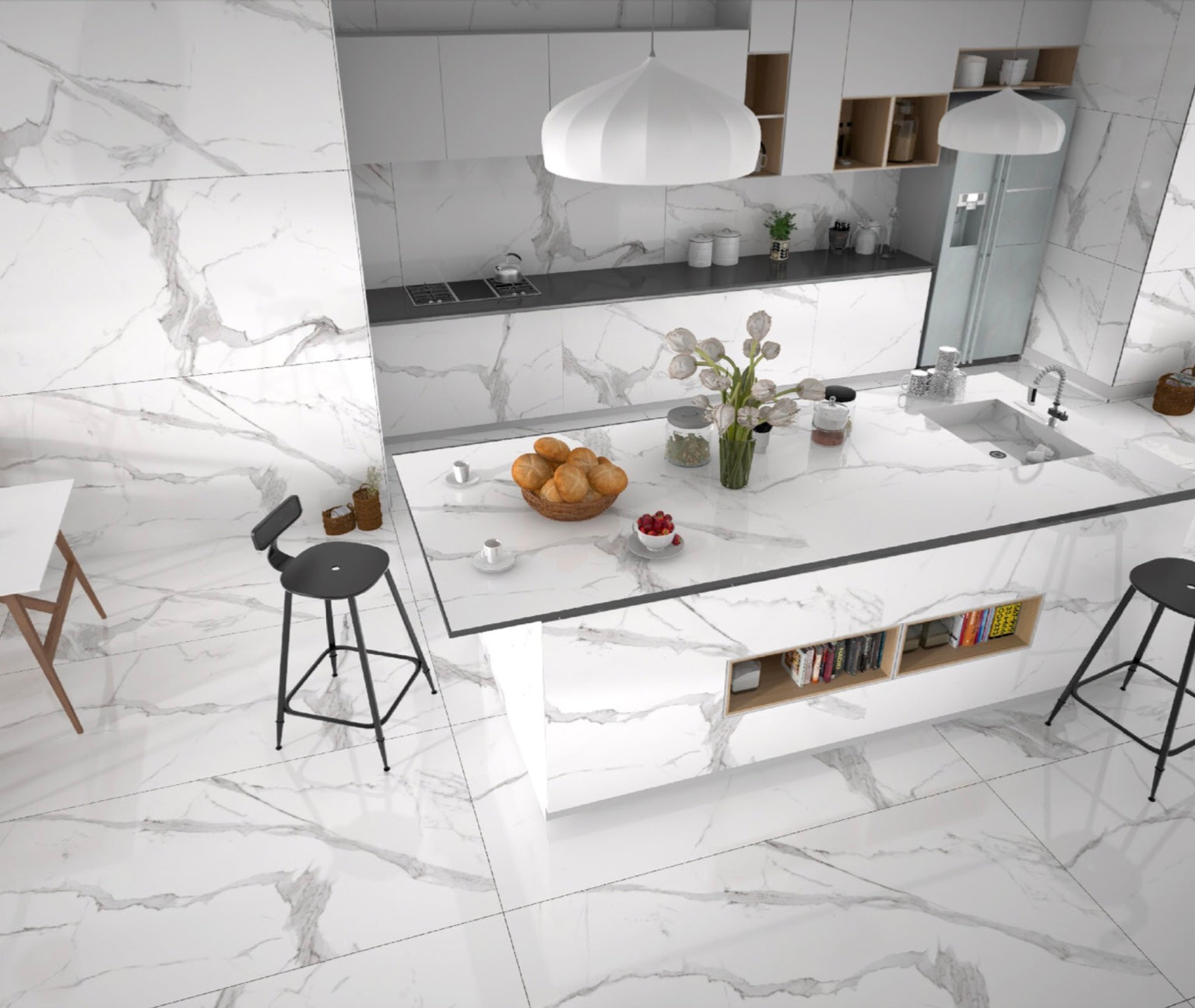 STATUARIO EXTRA VENA - intaglioceramica