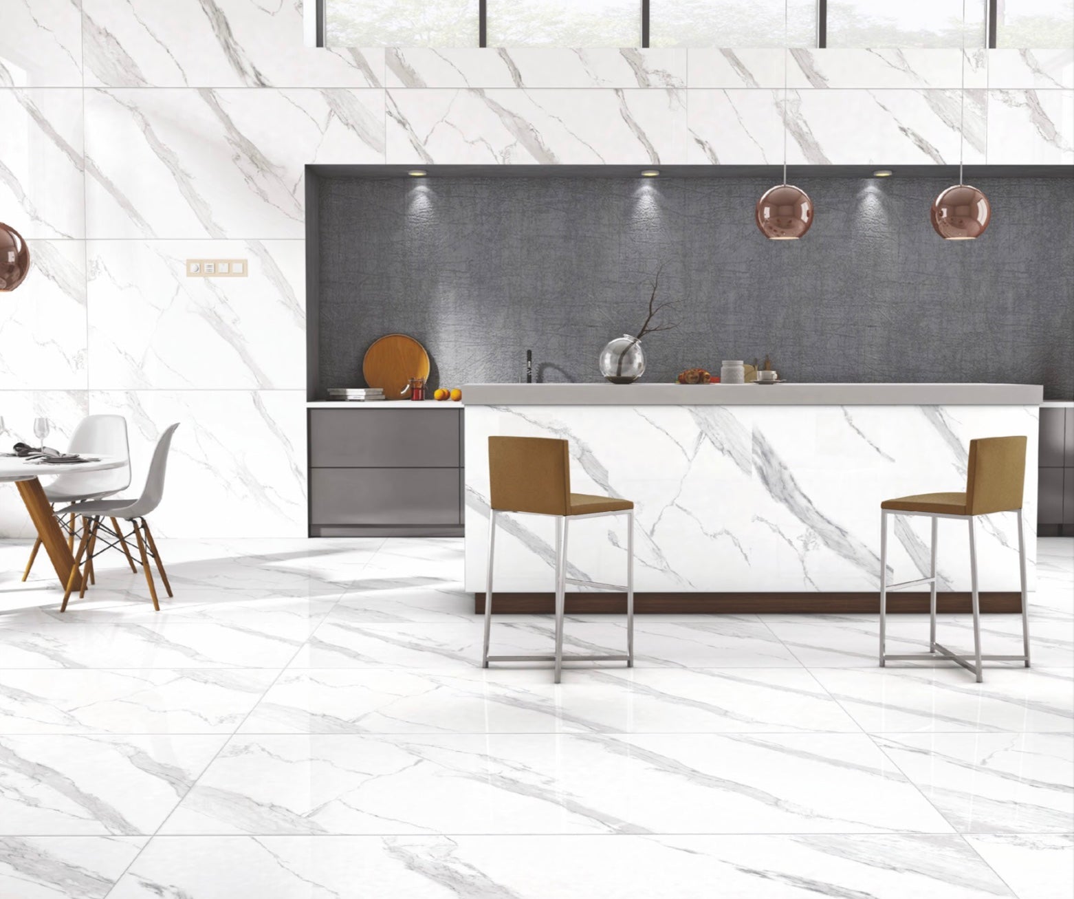 SMOKE STATUARIO - intaglioceramica