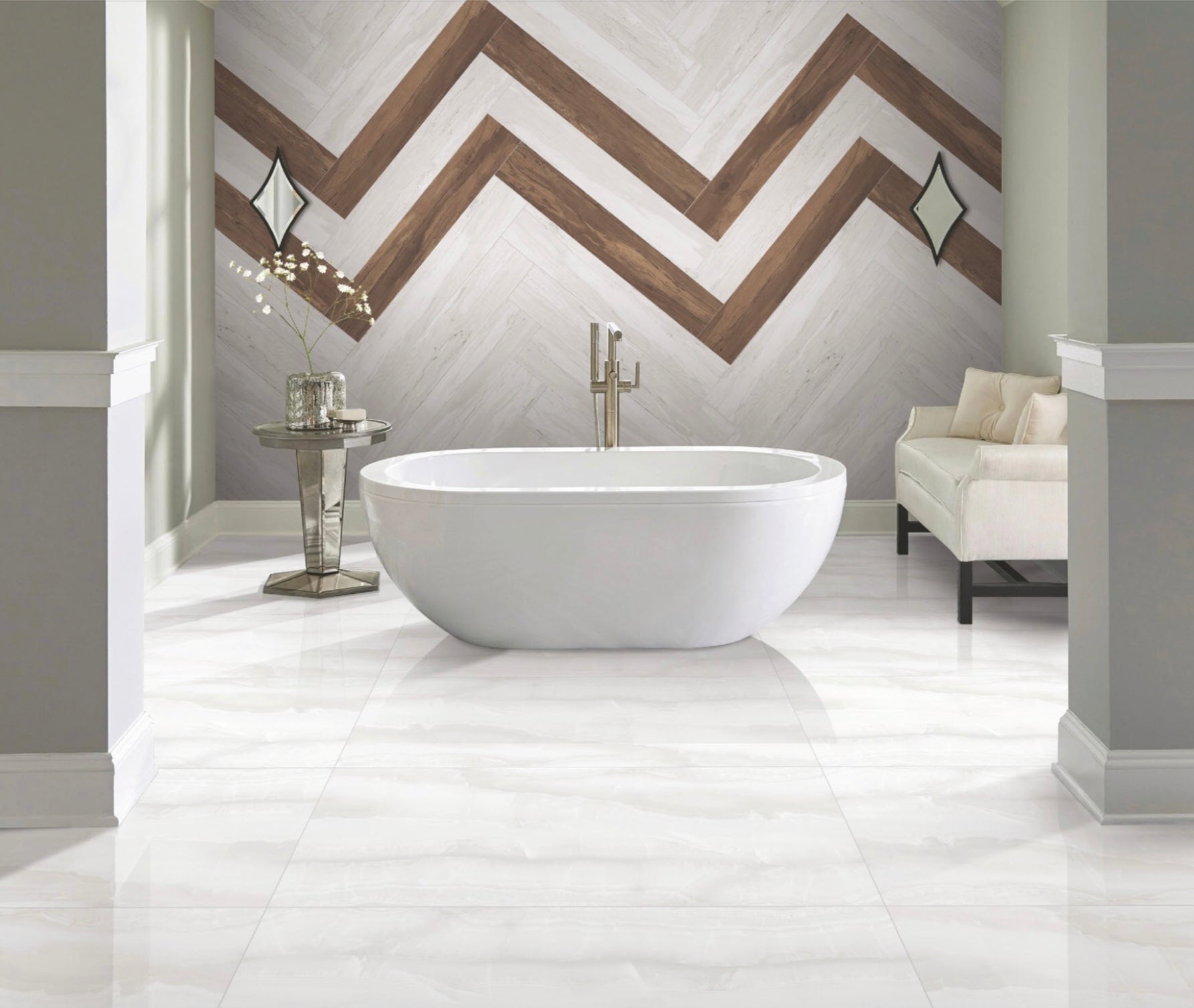ONYX WHITE - intaglioceramica