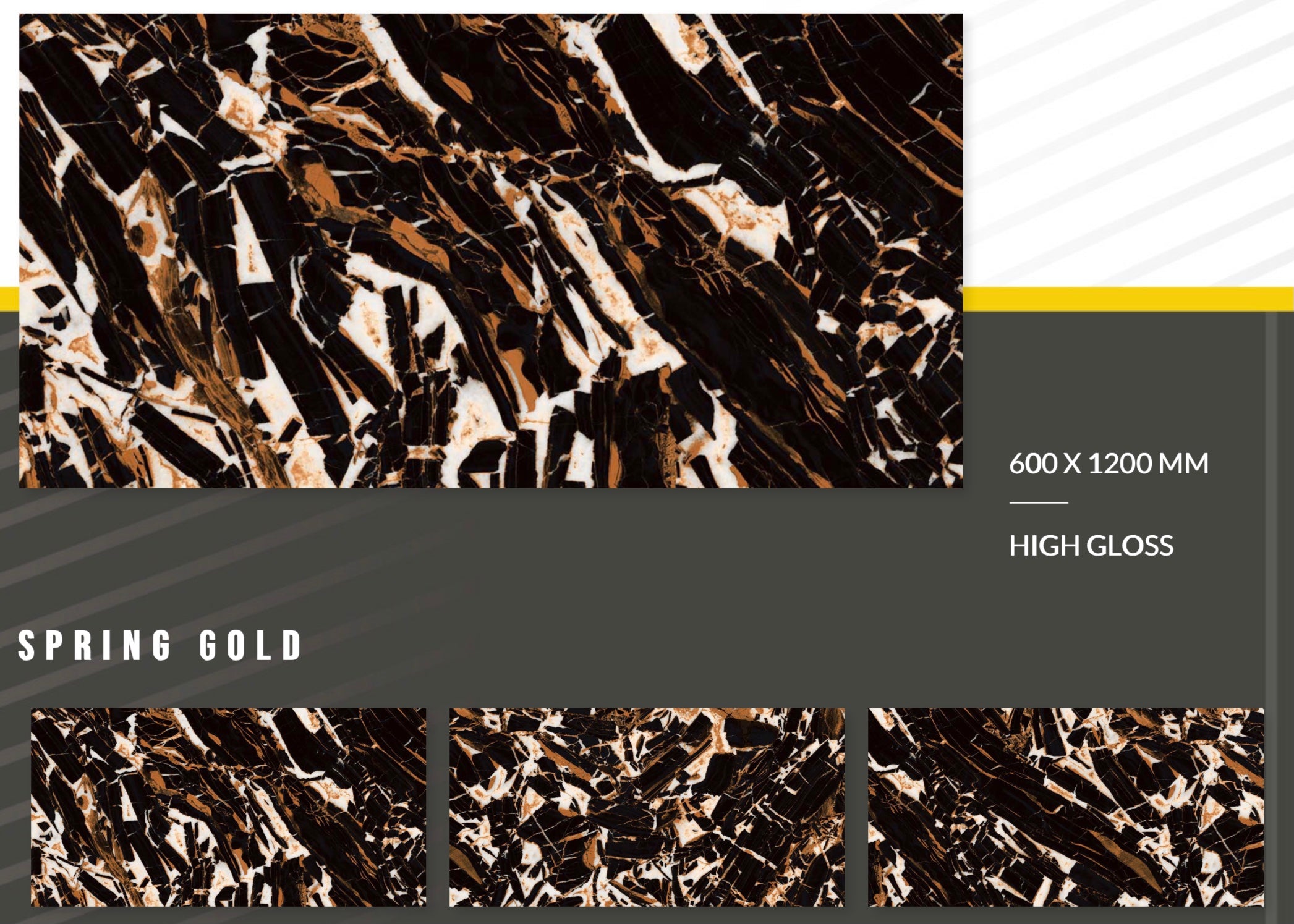 SPRING GOLD - intaglioceramica