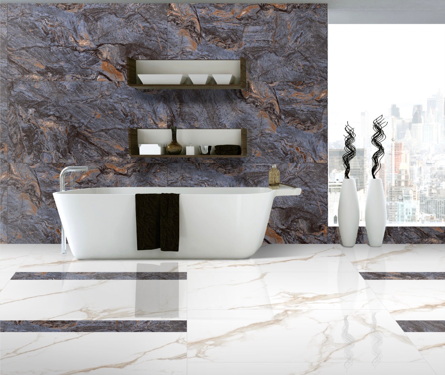 BLUE BOLIVIA - intaglioceramica