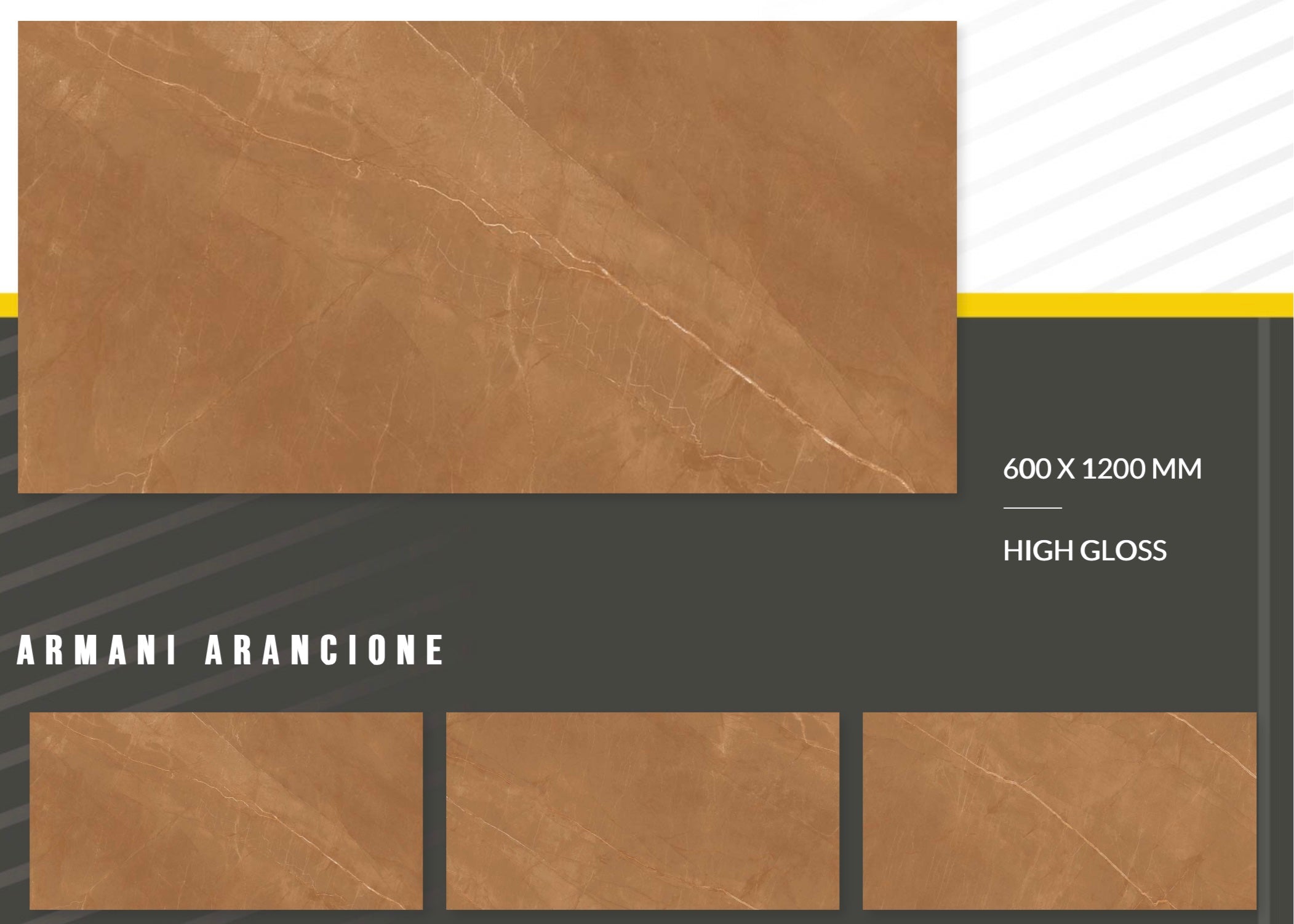 ARMANI ARANCIONE - intaglioceramica