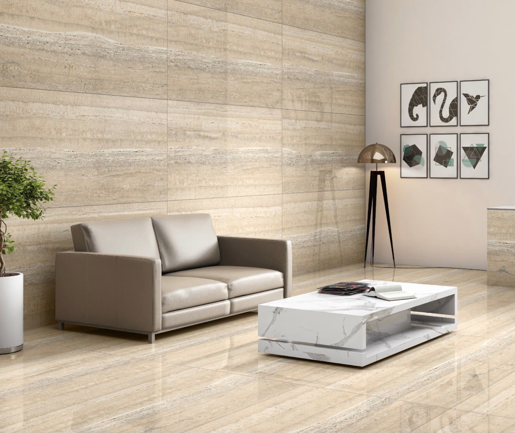 CORK TRAVERTINO - intaglioceramica