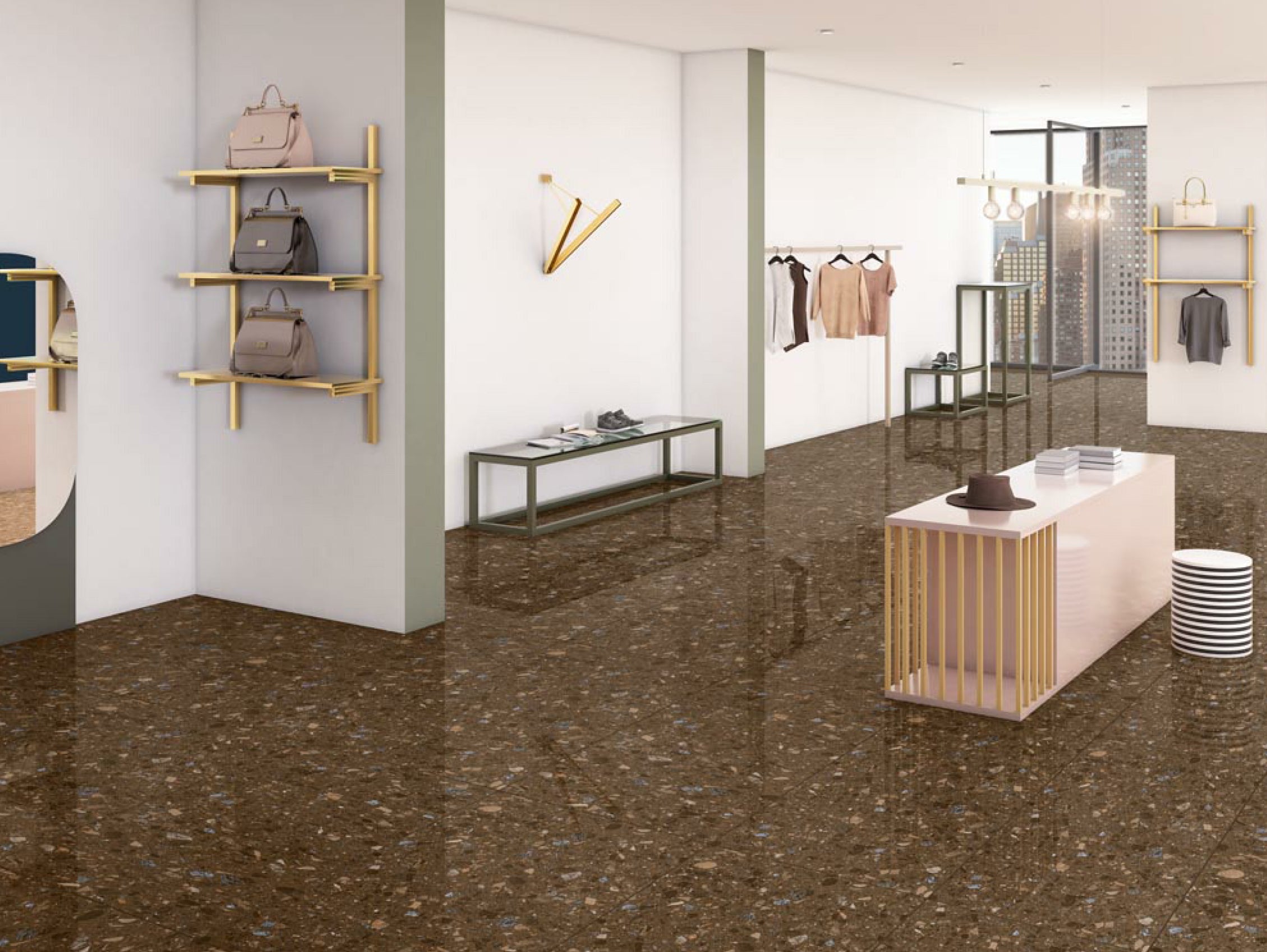 GEM BROWN - INTAGLIO CERAMICA 