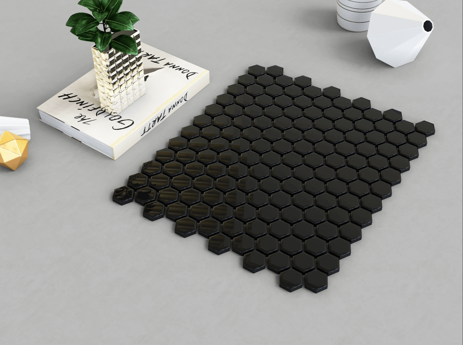 HEXAGON BLACK